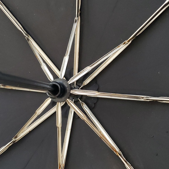 ☕ Telescoping Black Umbrella - Picture 6 of 11